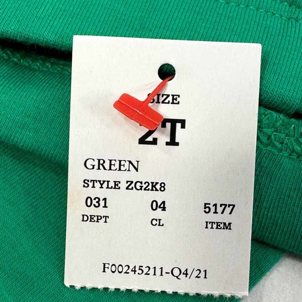 Cat And Jack Girl's Size 2T Dress And Pant Set Long Sleeve St. Patrick's New - Picture 3 of 16